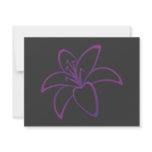 Purple Lily invitations