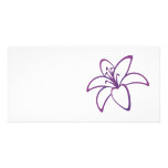 Purple Lily photo cards