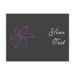 Purple Lily postcards