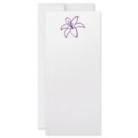 Purple Lily Customized Rack Card