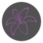 Purple Lily stickers