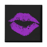 Purple Lips Magnet