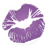 Purple Lips Sticker