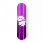 Purple Logo Deck Skateboard