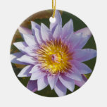Purple Lotus/Water Lily Christmas Ornament