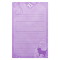 Purple Magic Affenpinscher Stationery