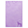 Purple Magic Greyhound Stationery