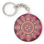 Purple Mandala Keychain