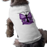 Purple Meow Mask Pet Tee Shirt
