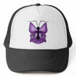 Purple Meow Mask Trucker Hat
