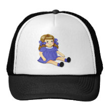 Purple Mesh Hats