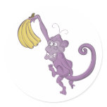 purple monkey stickers