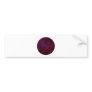 Purple Moon Bumper Sticker