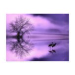Purple Morning Post Card