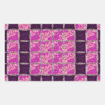 Purple Mosaic Tile Look Sticker