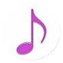Purple Musical Note