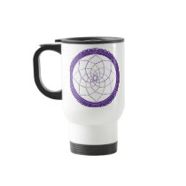 Purple Native American Dream Catcher Mugs