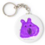 Purple Nosed Critter Key Chain