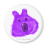 Purple Nosed Critter Magnet