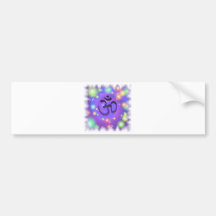 purple om bumper stickers