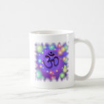 purple om coffee mug