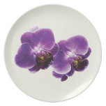 Purple Orchid Duo Party Plates