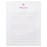 Purple Orchid Guest Book Pages flyers
