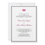Purple Orchid Invitation