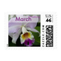 Purple Orchid • March Wedding Stamp