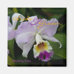 Purple Orchid • Save the Date Magnet