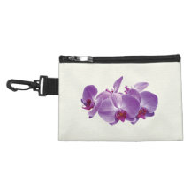 Purple Orchid Trio Accessories Bag