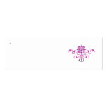 Purple Orchid Wedding Favour Tag business cards