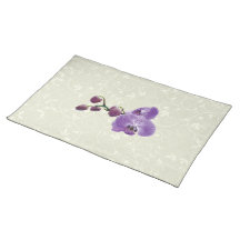 Purple Orchid With Buds Place Mat