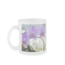 Purple Orchids on a Vine Mug