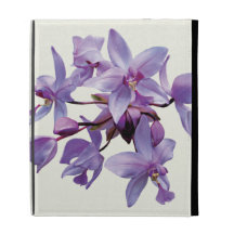 Purple Orchids with Dew iPad Folio Covers