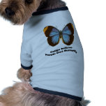 Purple Owl Butterfly pet clothing