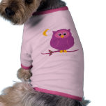Purple Owl pet clothing