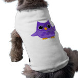 Purple Owl pet clothing