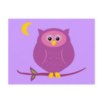 Purple Owl Postcards