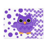Purple Owl Post Cards