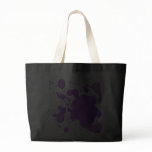 PURPLE PAINT SPLATTER bags