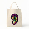 Purple Paisley bags