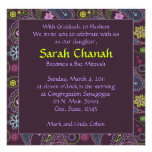Purple Paisley Personalised Announcements