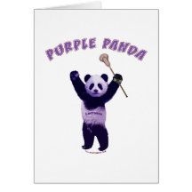 Purple Panda Lacrosse Cards