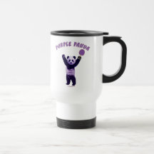 Purple Panda Ping Pong Coffee Mugs