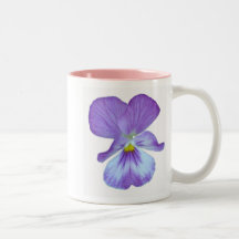 Purple Pansy Mug