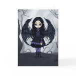 "Purple Paper Hearts" Greeting Card