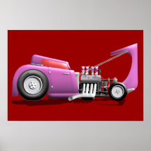 Purple Passion 32 Ford Coupe Posters