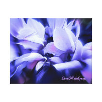 PURPLE PASSION -ABSTRACT CANVAS PRINT