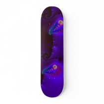 "Purple Passion" Fractal Art Skateboard